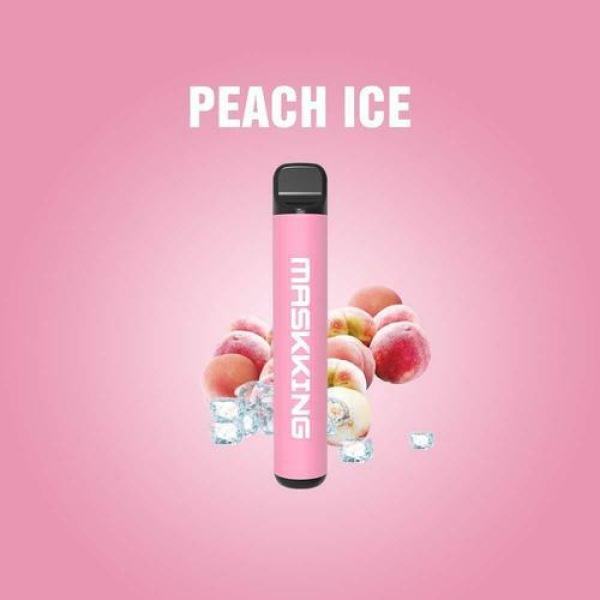 Одноразовая электронная сигарета Maskking High Pro Peach Ice (Персиковый Рай) 1000 затяжек в Санкт-Петербурге