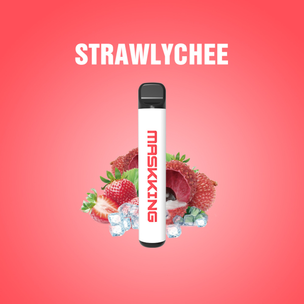 Одноразовая электронная сигарета Maskking High Pro Strawlychee (Клубника Личи) 1000 затяжек в Санкт-Петербурге