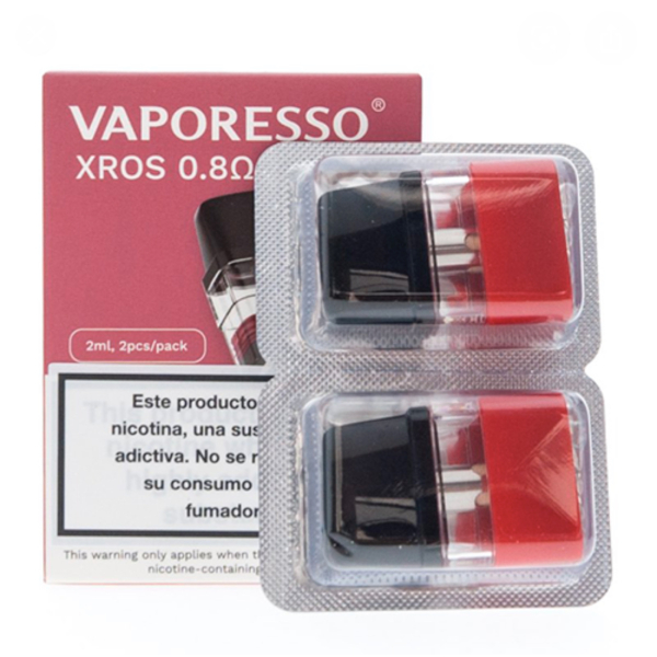Упаковка картриджей Vaporesso XROS Series 0.8 ohm Pod 2 ml (в упаковке 2 шт) в Санкт-Петербурге