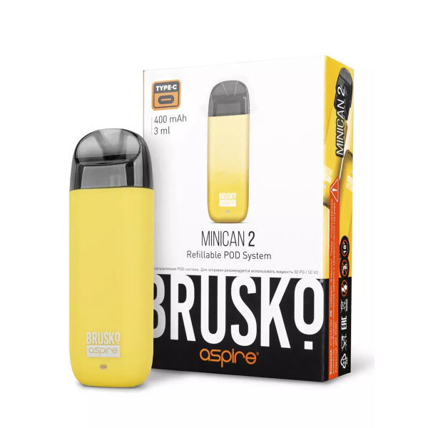 Brusko MINICAN 2 (400 мАч, Желтый) в Санкт-Петербурге