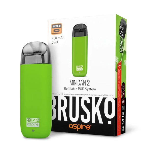 Brusko MINICAN 2 (400 мАч, Зеленый) в Санкт-Петербурге