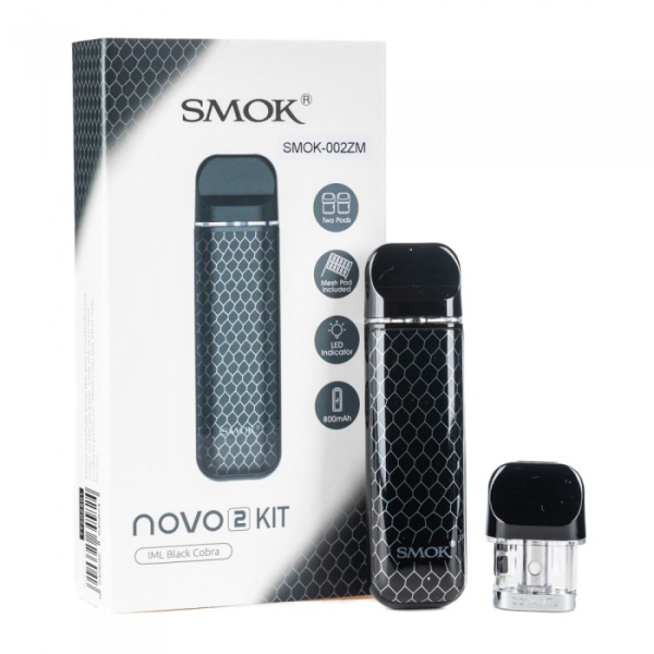 POD-система SMOK Novo 2 Pod 800 mAh Black Carbon в Санкт-Петербурге