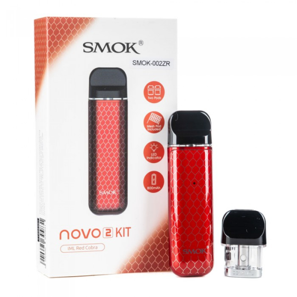 POD-система SMOK Novo 2 Pod 800 mAh Red Carbon в Санкт-Петербурге