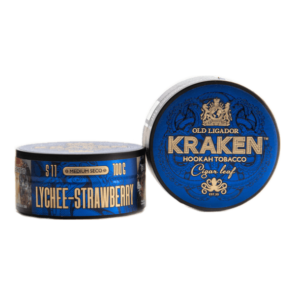 Табак Kraken Medium Seco Lychee strawberry (Личи и клубника) 100 гр в Санкт-Петербурге