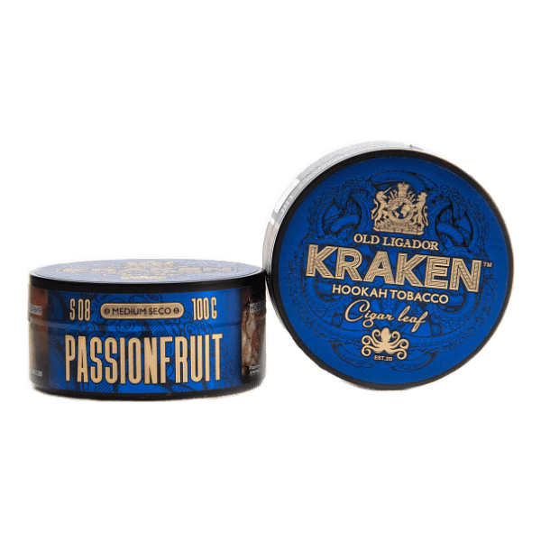 Табак Kraken Medium Seco Passion Fruit (Маракуйя) 100 гр в Санкт-Петербурге
