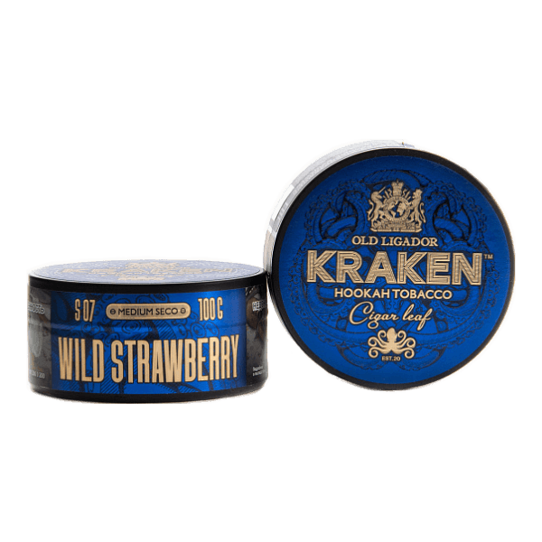 Табак Kraken Medium Seco wild strawberry (Земляника) 100 гр в Санкт-Петербурге