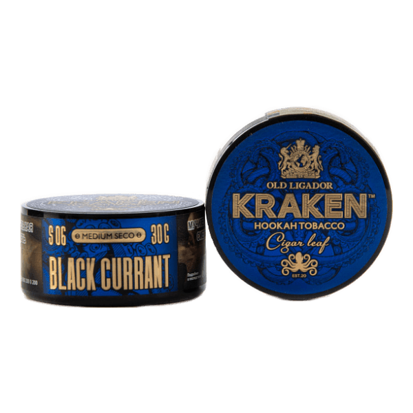 Табак Kraken Medium Seco Black Currant (Черная смородина) 30 гр в Санкт-Петербурге