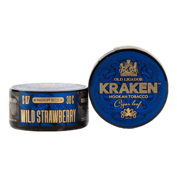 Табак Kraken Medium Seco wild strawberry (Земляника) 30 гр в Санкт-Петербурге