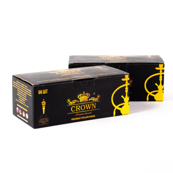 Уголь Crown Кокосовый 96 Шт (22 Мм) в Санкт-Петербурге