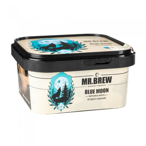 Табак Mr Brew Blue Moon (Черника с мятой) 200 гр в Санкт-Петербурге