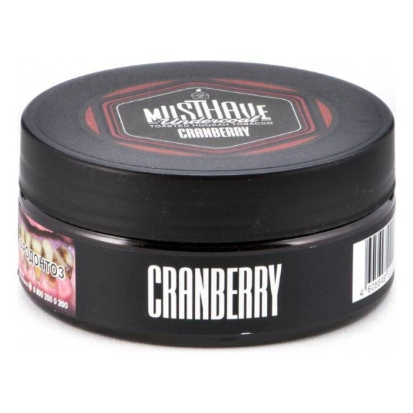 Табак Must Have Cranberry 125 грамм в Санкт-Петербурге