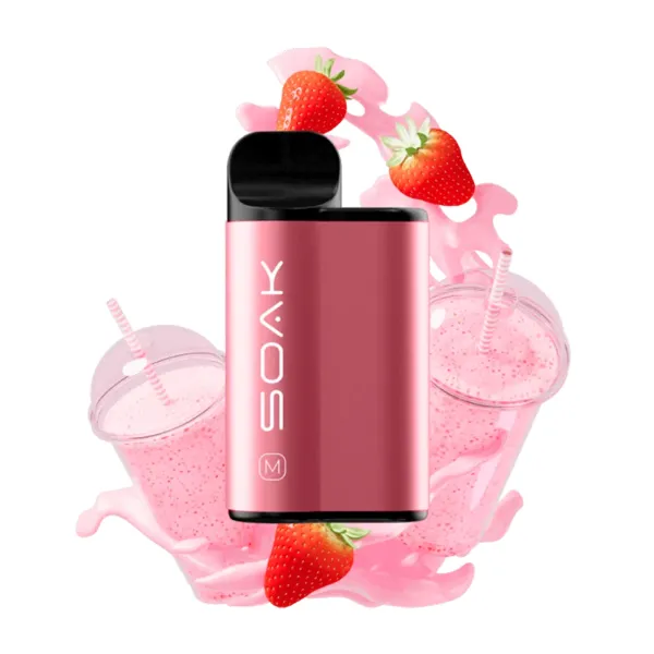 SOAK M Strawberry Cream dream (Клубничный милкшейк), 4000 тяг в Санкт-Петербурге