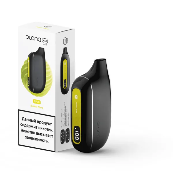 Plonq Max Smart Лимон Мята (8000 Затяжек) 20 Мг в Санкт-Петербурге