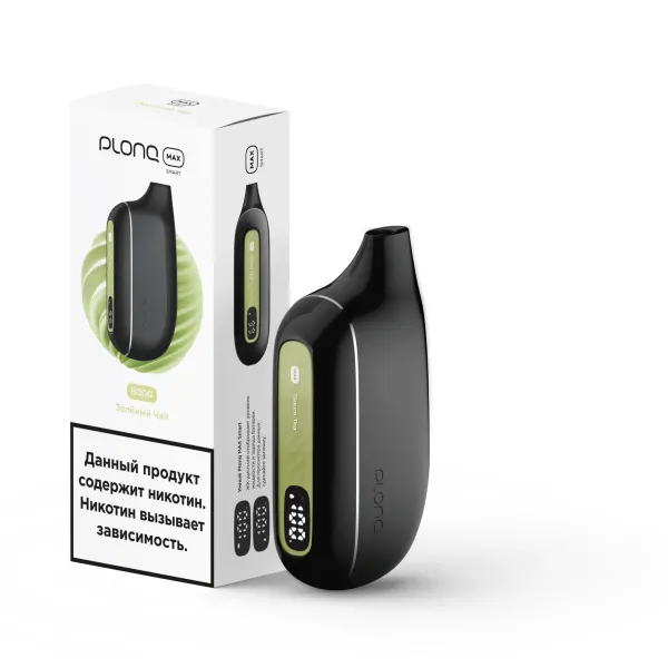 Plonq Max Smart Зеленый Чай (8000 Затяжек) 20 Мг в Санкт-Петербурге