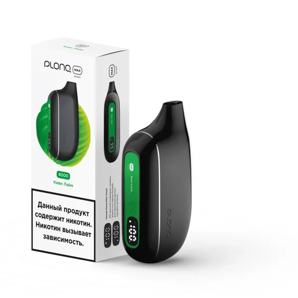 Plonq Max Smart Киви Лайм (8000 Затяжек) 20 Мг в Санкт-Петербурге