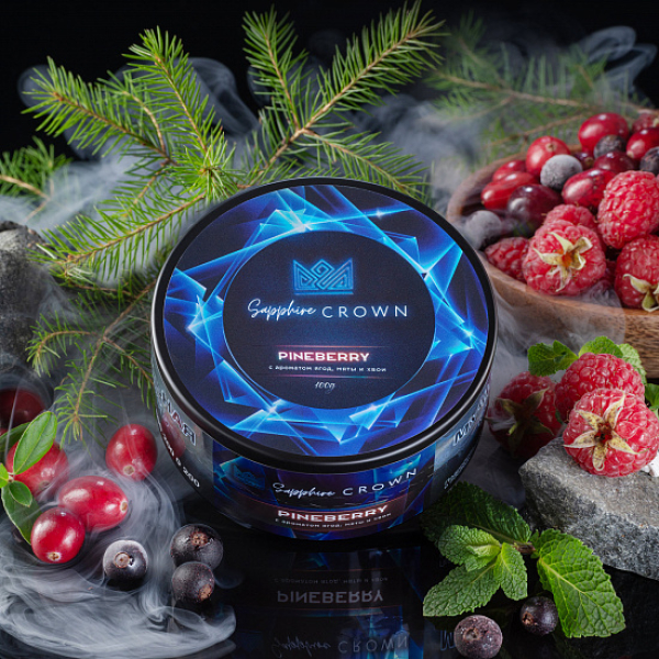 Табак Sapphire Crown Pineberry (Ягоды хвоя Мята) 100 гр в Санкт-Петербурге
