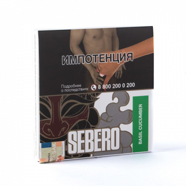 Табак SEBERO BASIL CUCUMBER 40 грамм в Санкт-Петербурге