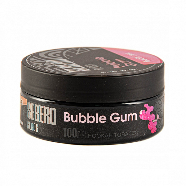 Табак SEBERO BLACK BUBBLE GUM 100 гр в Санкт-Петербурге