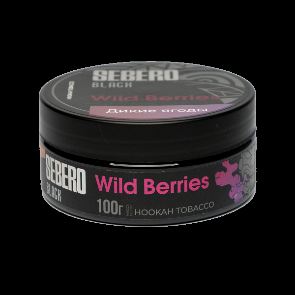 Табак SEBERO BLACK WILD BERRIES 100 гр в Санкт-Петербурге