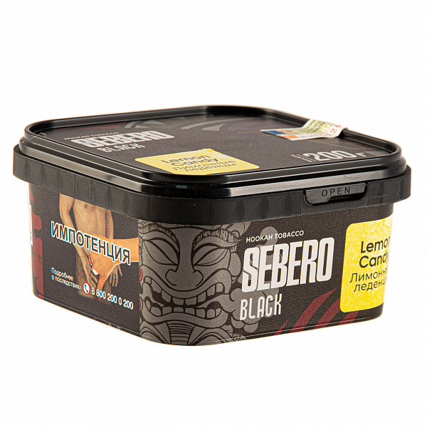 Табак SEBERO BLACK LEMON CANDY 200 гр в Санкт-Петербурге