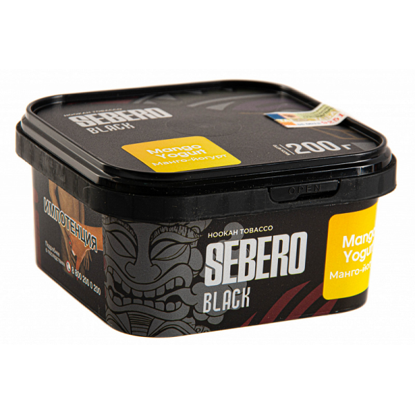 Табак SEBERO BLACK MANGO YOGURT 200 гр в Санкт-Петербурге