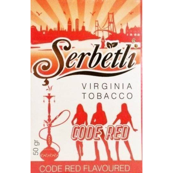 Табак Serbetli Code Red 50 грамм в Санкт-Петербурге