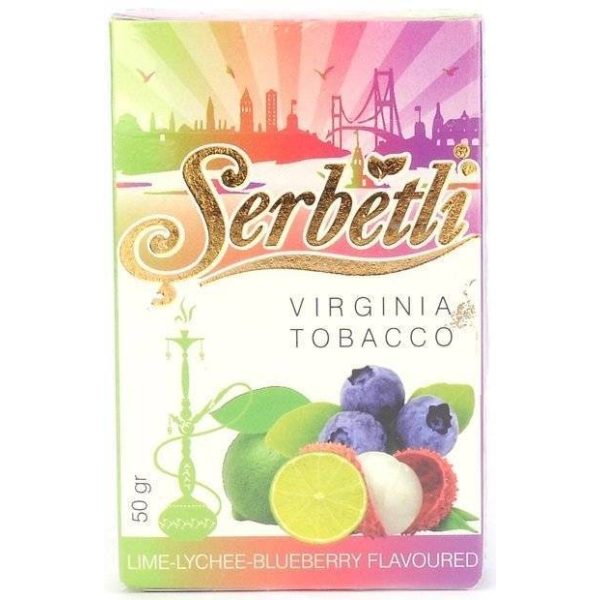 Табак Serbetli Lime Lychee Blueberry в Санкт-Петербурге
