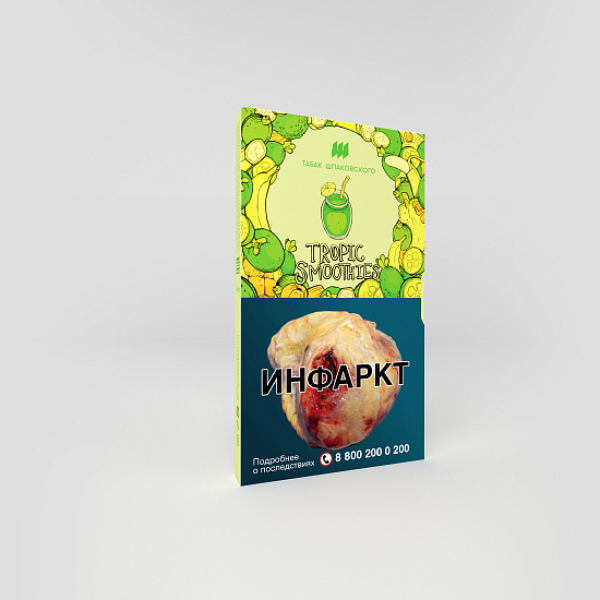 Табак ШПАКОВСКОГО TROPIC SMOOTHIES (ТРОПИЧЕСКИЙ СМУЗИ) 40 гр в Санкт-Петербурге
