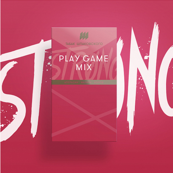 Табак Шпаковского Strong Play game mix (Апельсин Малина Холод) 40 гр в Санкт-Петербурге