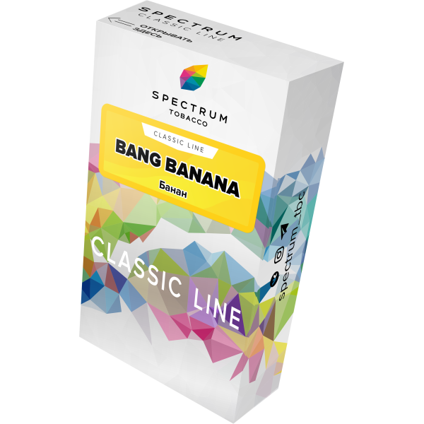 Табак Spectrum Classic bang banana 40 грамм в Санкт-Петербурге