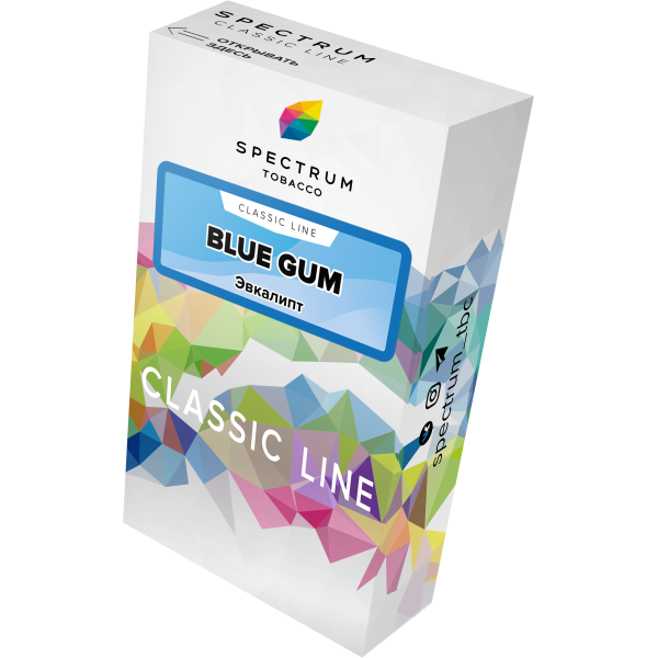 Табак Spectrum Classic blue gum 40 грамм в Санкт-Петербурге
