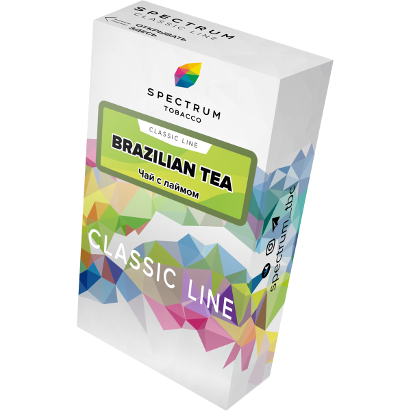 Табак Spectrum Classic brazilian tea 40 грамм в Санкт-Петербурге