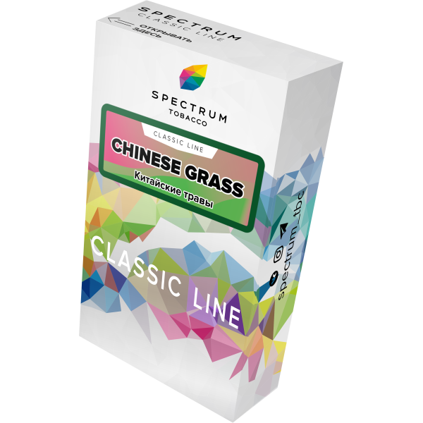 Табак Spectrum Classic chinese grass 40 грамм в Санкт-Петербурге