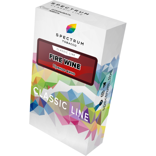 Табак Spectrum Classic fire wine 40 грамм в Санкт-Петербурге