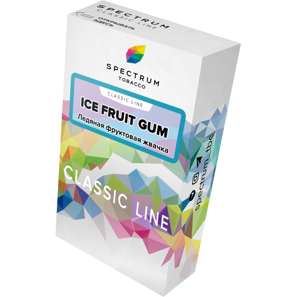 Табак Spectrum Classic ice fruit gum 40 грамм в Санкт-Петербурге