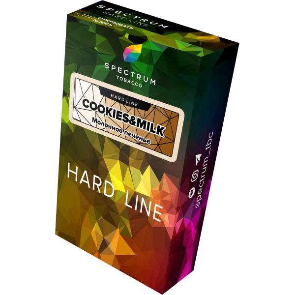 Табак Spectrum Hard cookies milk 40 грамм в Санкт-Петербурге