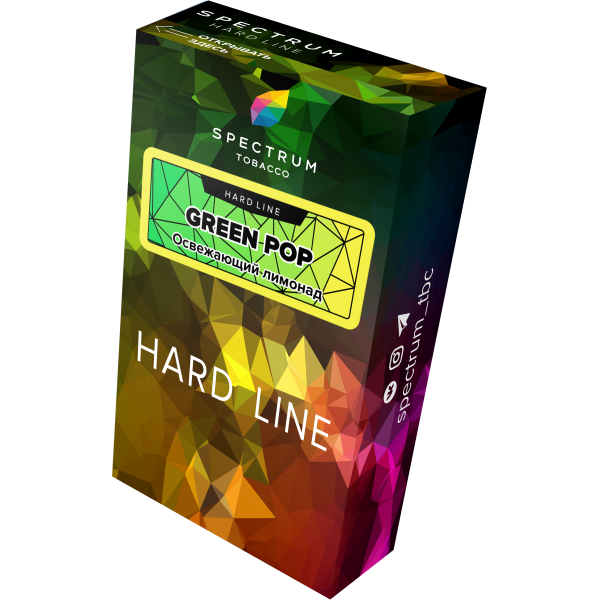 Табак Spectrum Hard green pop 40 грамм в Санкт-Петербурге