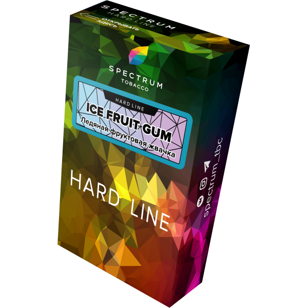 Табак Spectrum Hard ice fruit gum 40 грамм в Санкт-Петербурге