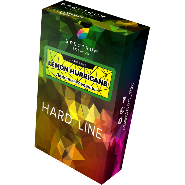 Табак Spectrum Hard lemon hurricane 40 грамм в Санкт-Петербурге