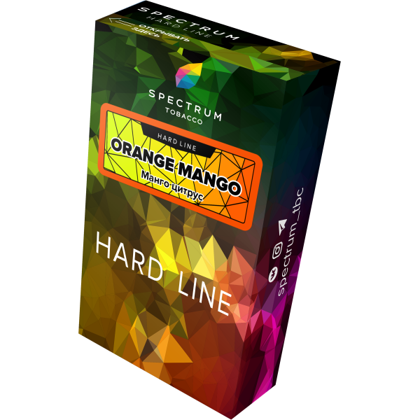 Табак Spectrum Hard orange mango 40 грамм в Санкт-Петербурге