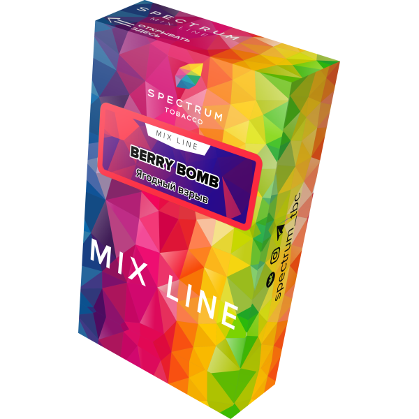 Табак Spectrum Mix Line Berry Bomb 40 грамм в Санкт-Петербурге