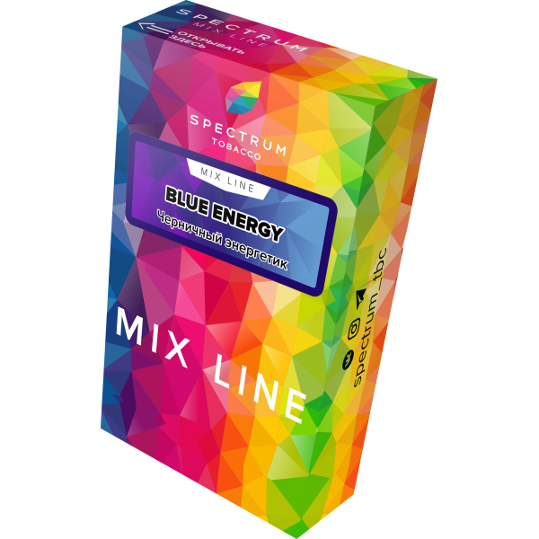 Табак Spectrum Mix Line Blue Energy 40 грамм в Санкт-Петербурге