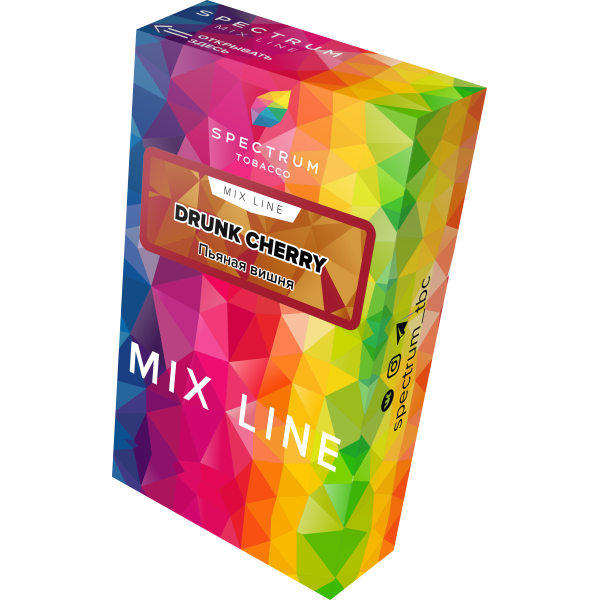 Табак Spectrum Mix Line Drunk Cherry 40 грамм в Санкт-Петербурге