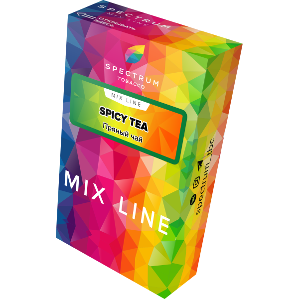Табак Spectrum Mix Line Spicy Tea 40 грамм в Санкт-Петербурге