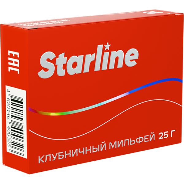 Табак Starline Клубничный мильфей 25 гр в Санкт-Петербурге