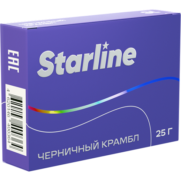 Табак Starline Черничный крамбл 25 гр в Санкт-Петербурге