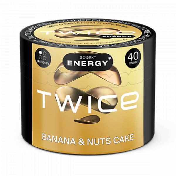 Табак TWICE Banana Nuts Cake (Пирог с бананом и орехами) 40 гр в Санкт-Петербурге