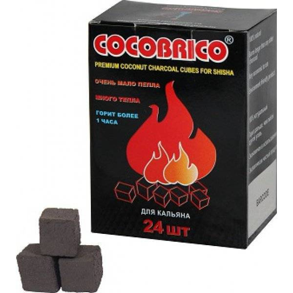 Уголь для кальяна CocoBrico 24 кубика в Санкт-Петербурге