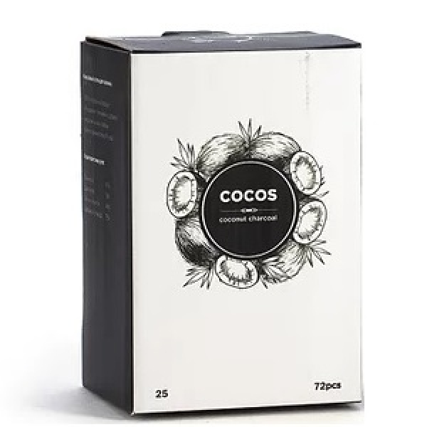 Кокосовый уголь Cocos 25мм для кальяна в Санкт-Петербурге