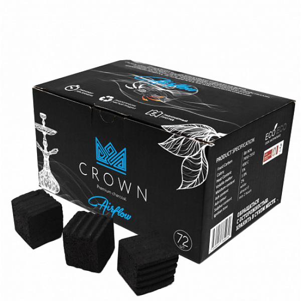 Кокосовый уголь Crown Air-Flow 25 мм в Санкт-Петербурге